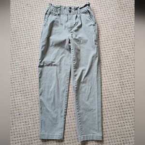 Lyocell blend high rise pants